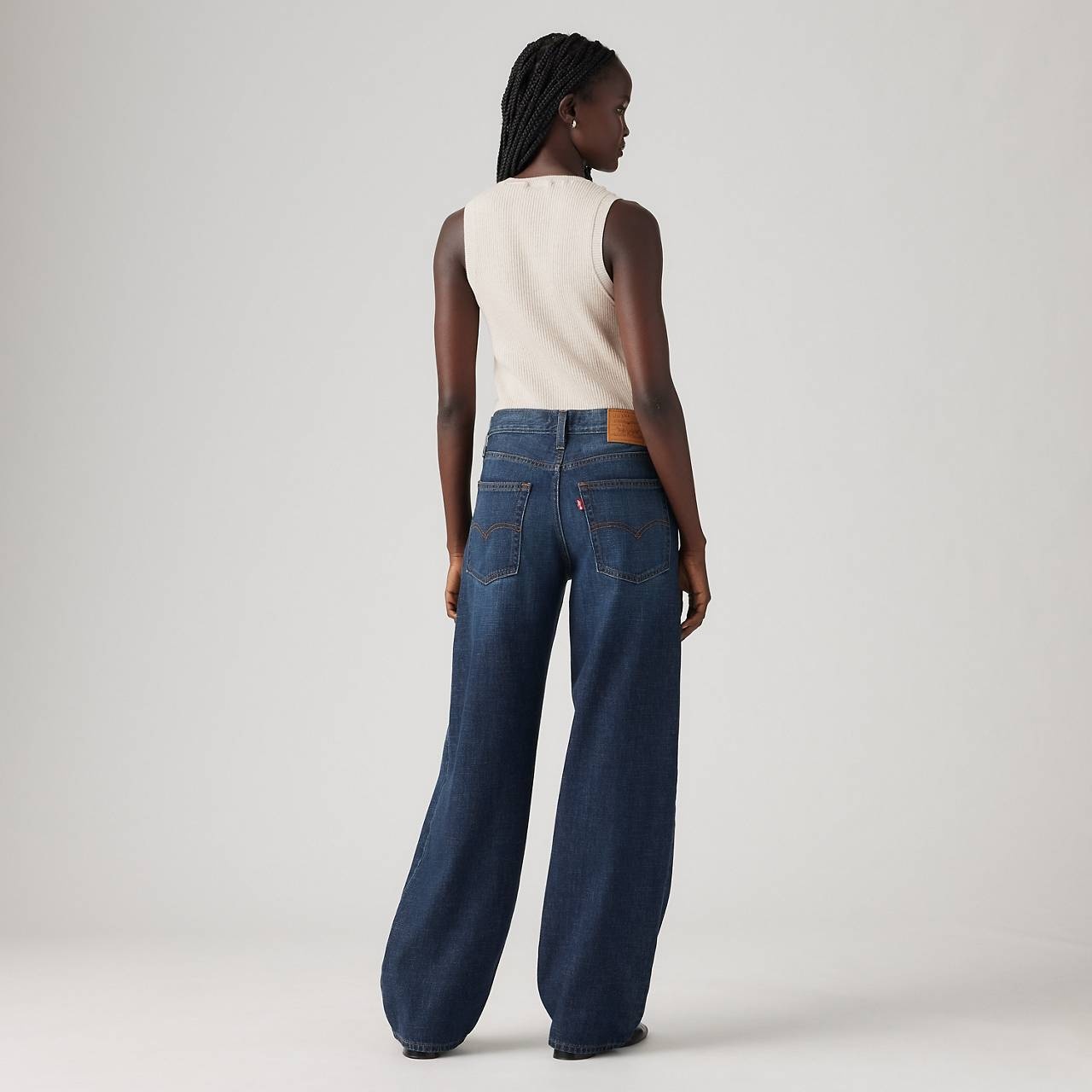 BAGGY DAD LINEN+ DENIM LIGHTWEIGHT WOMEN'S JEANS - 5