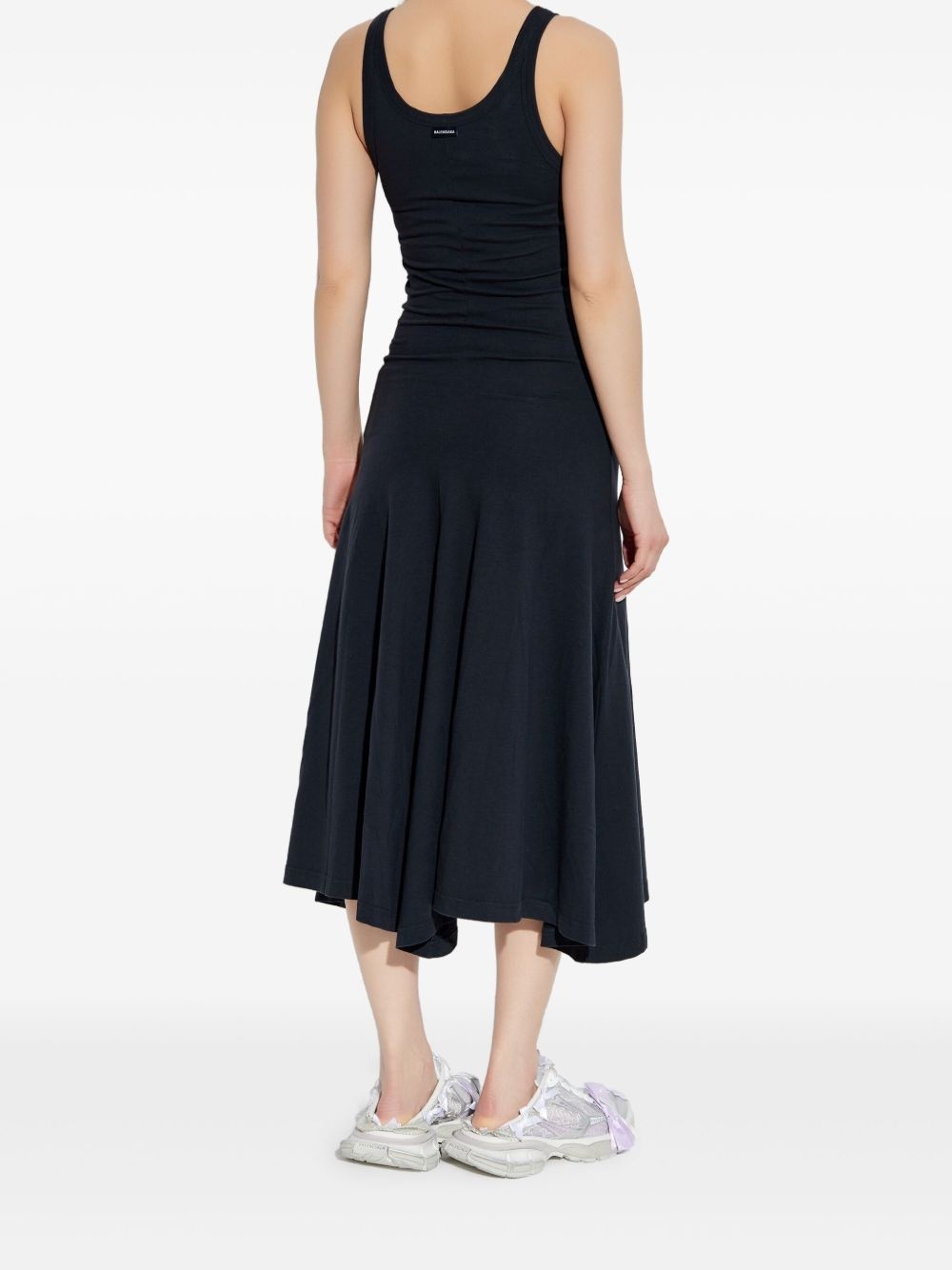 logo-patch dress - 4