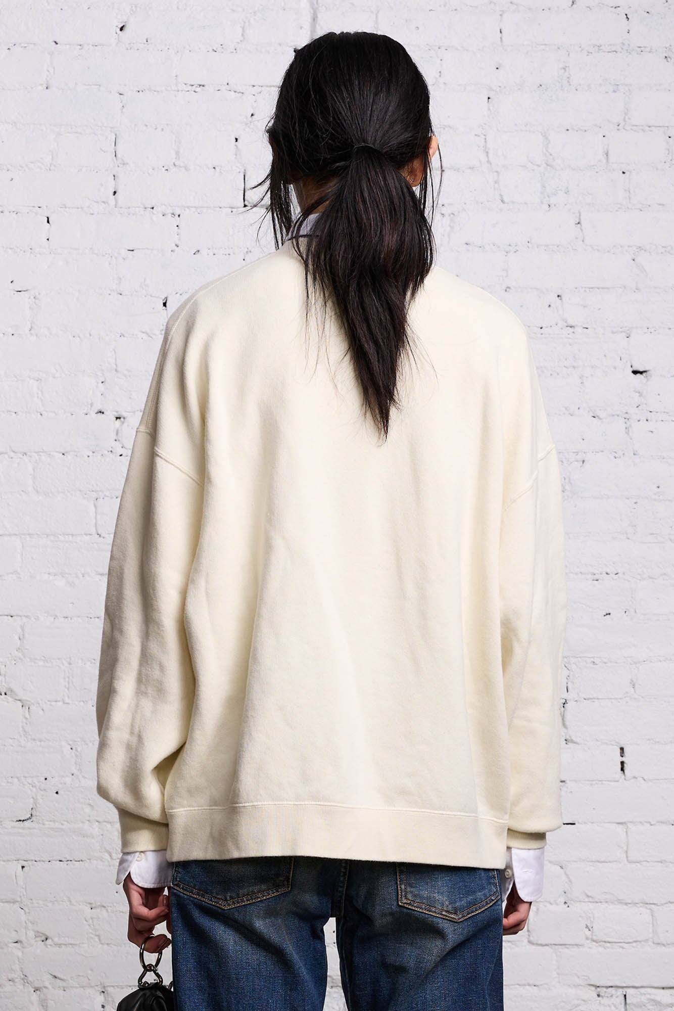 OVERSIZED KILL YOUR IG CREWNECK - ECRU - 3