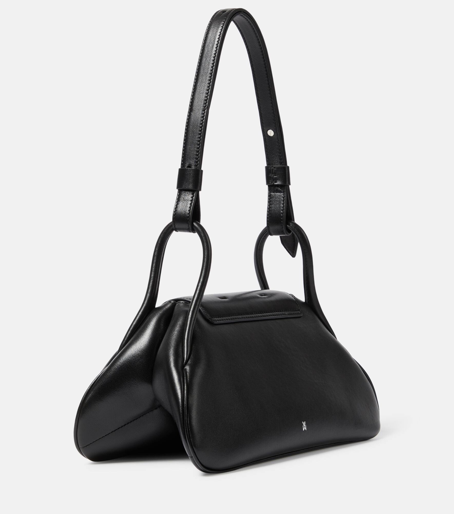 Gemini leather shoulder bag - 4