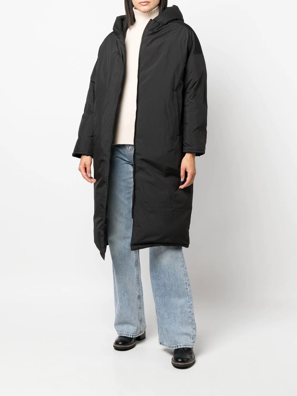 reversible hooded down parka - 6