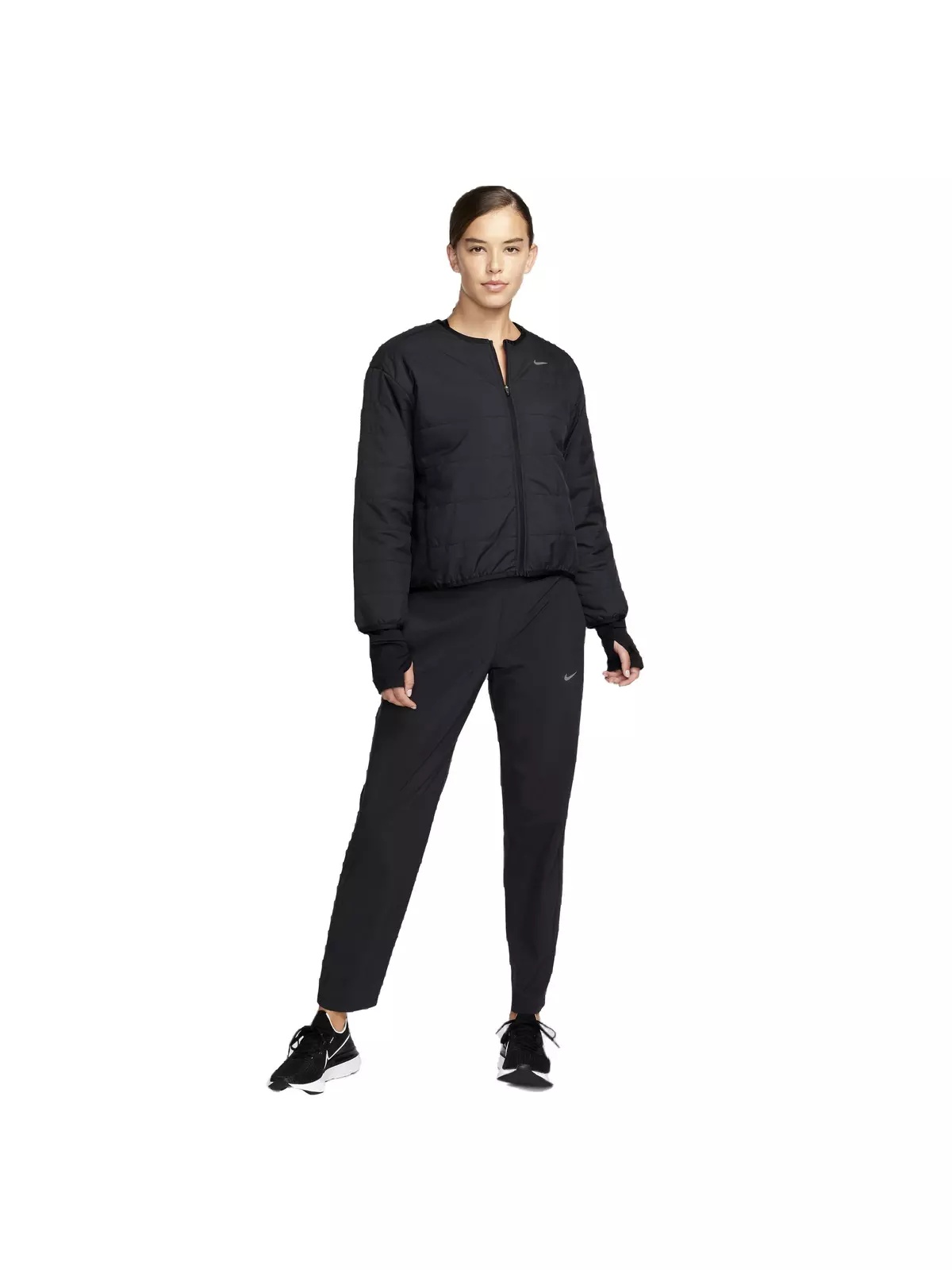 Women's Therma-FIT Swift Running Jacket -Black - 6