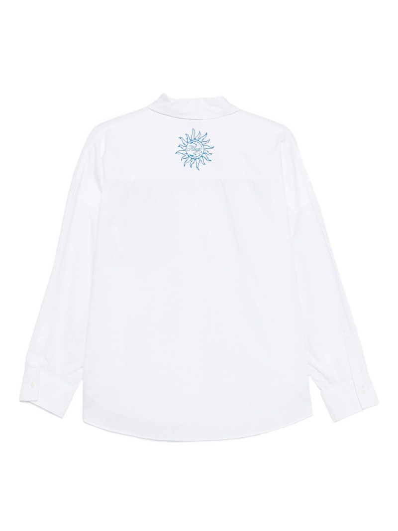HUGO sun-print long-sleeves shirt outlook
