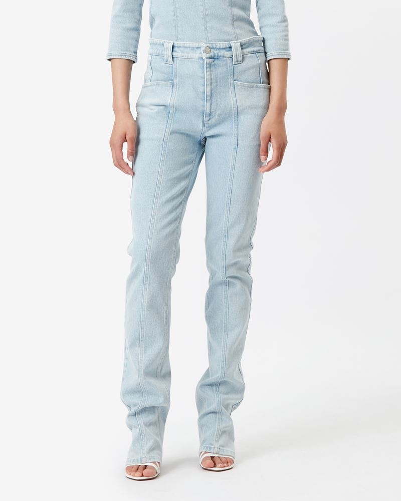 VOKAYAE STRAIGHT DENIM PANTS - 4