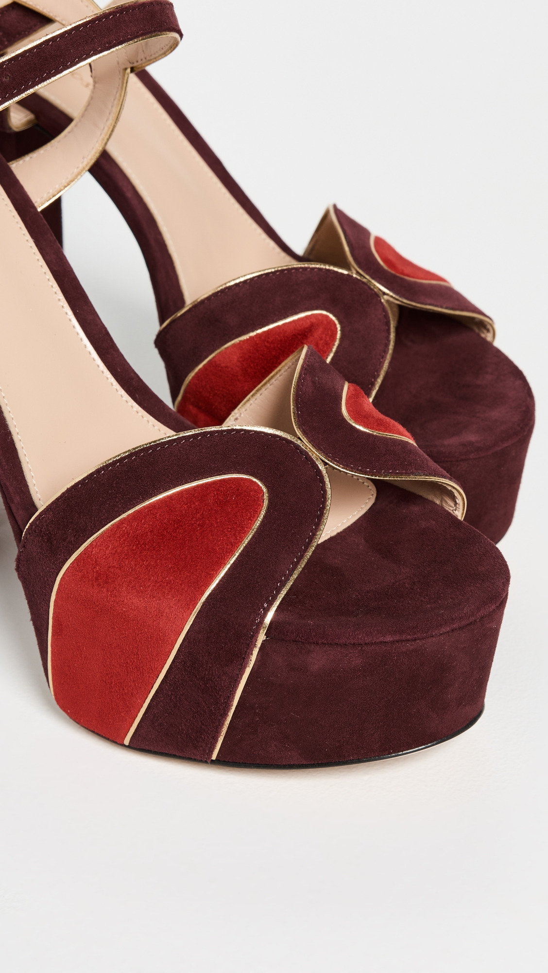 Nappa Silk Camoscio Heels - 5