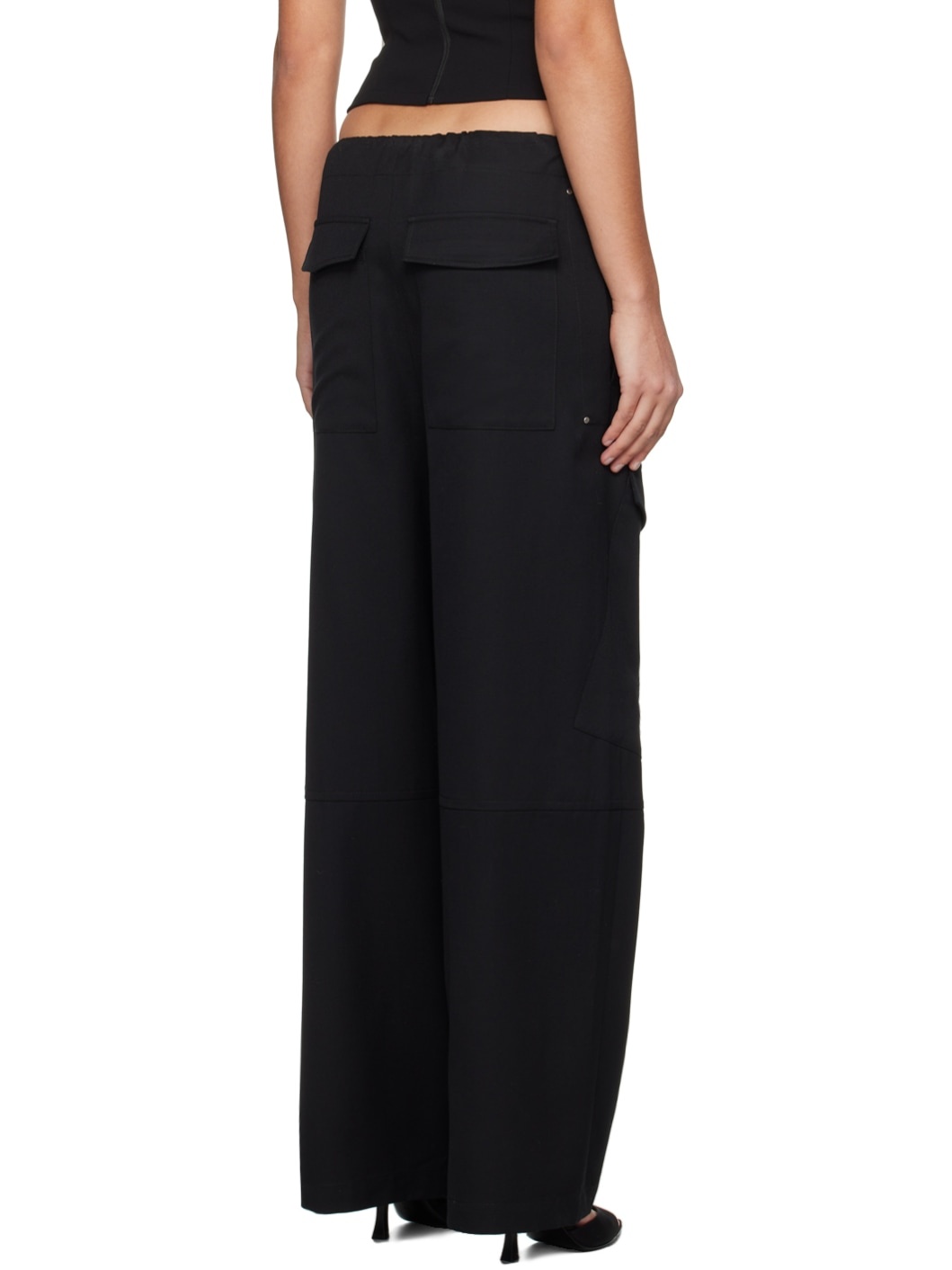 Black Herb Trousers - 3