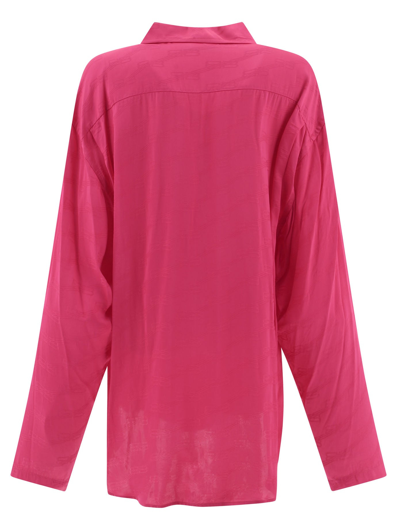 Balenciaga Women Shirt With Jacquard Logo - 2