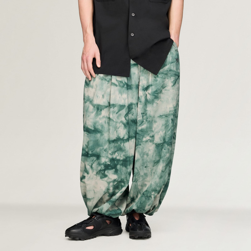 Y-3 RAW EDGE 3 STRIPES AOP WIDE PANTS 5