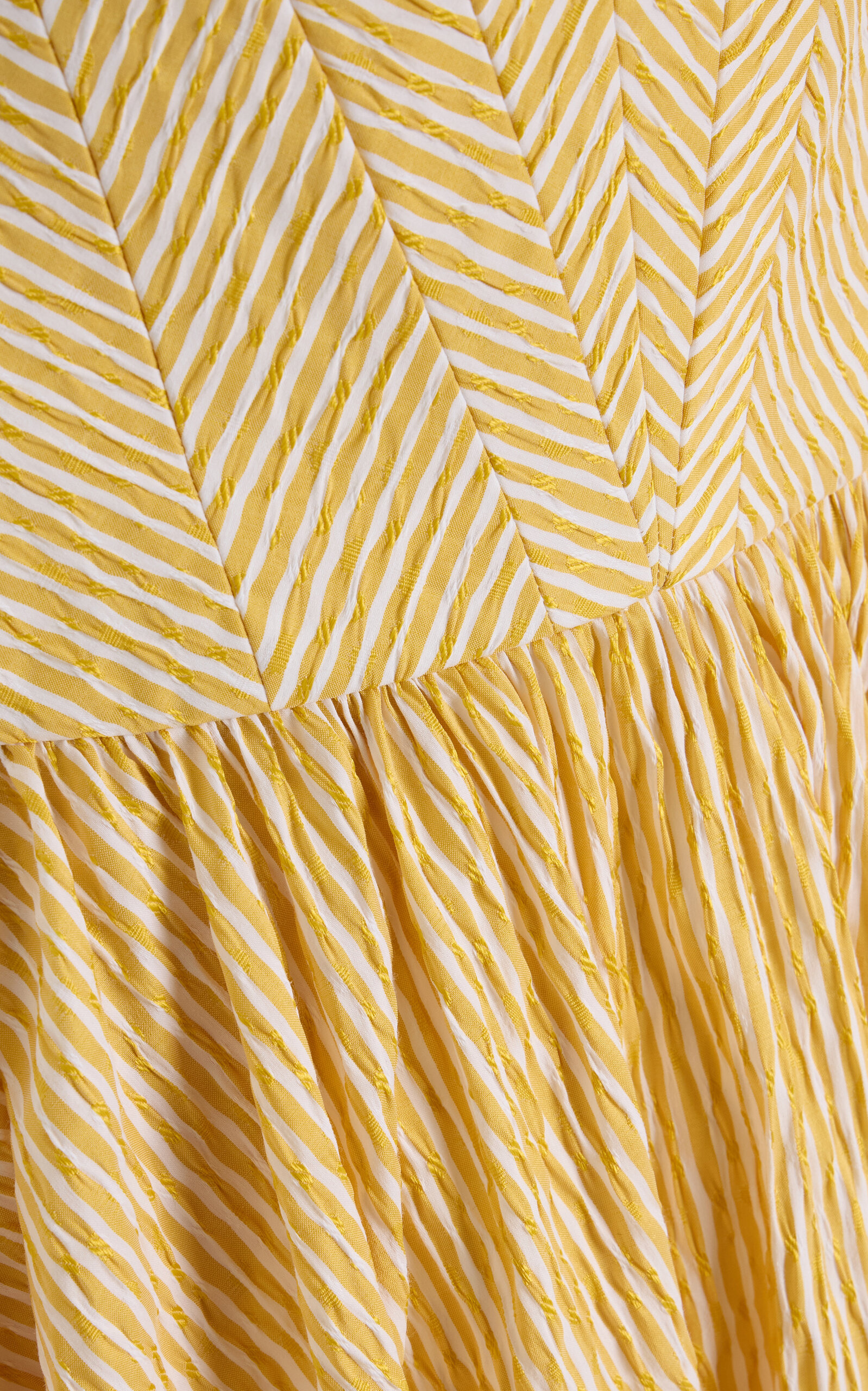 Summers Striped Corseted Midi Dress yellow - 5