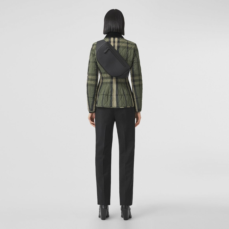 Large Grainy Leather Olympia Bum Bag 7