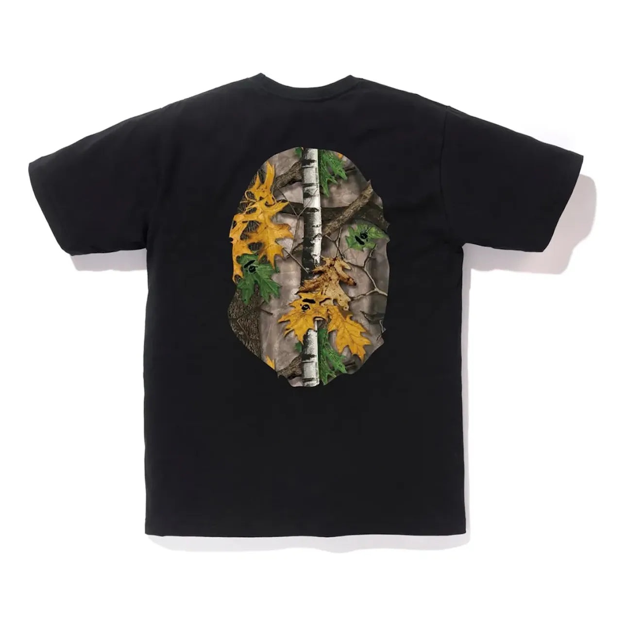 A Bathing Ape Forest Camo Big Ape Head T-shirt 'Black Beige' TBD-BAPE-7 - 2