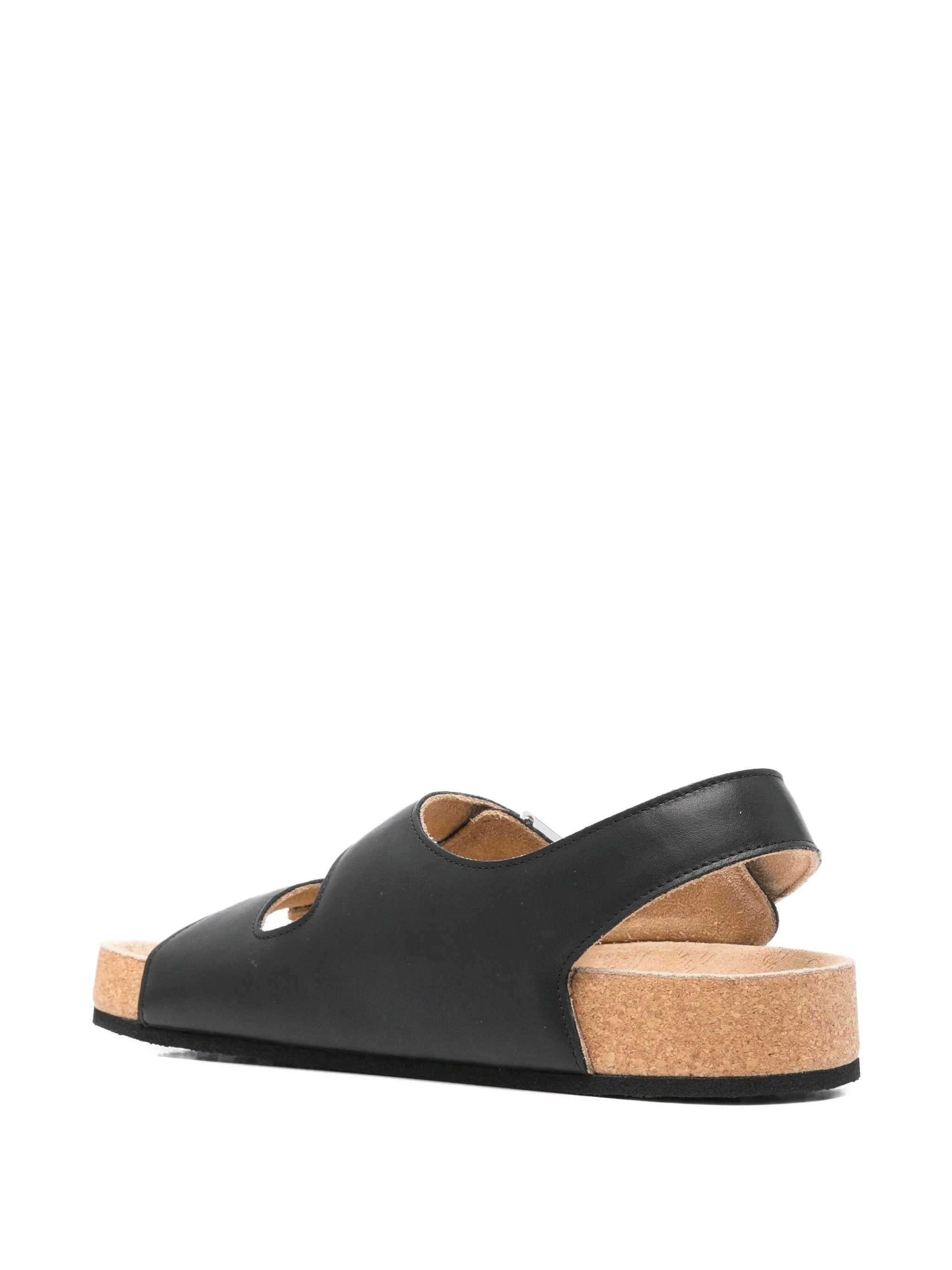 Balenciaga Buckle-strap Leather Sandals - 4