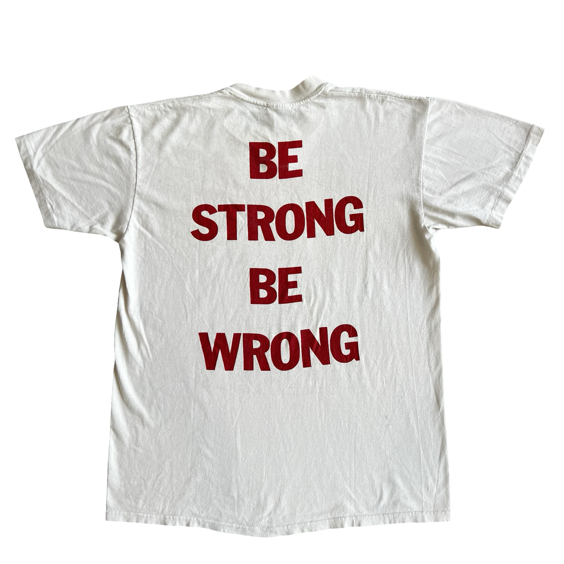 Final Blow - Vintage 80s No Means No "Wrong" T-Shirt SZ L - 6