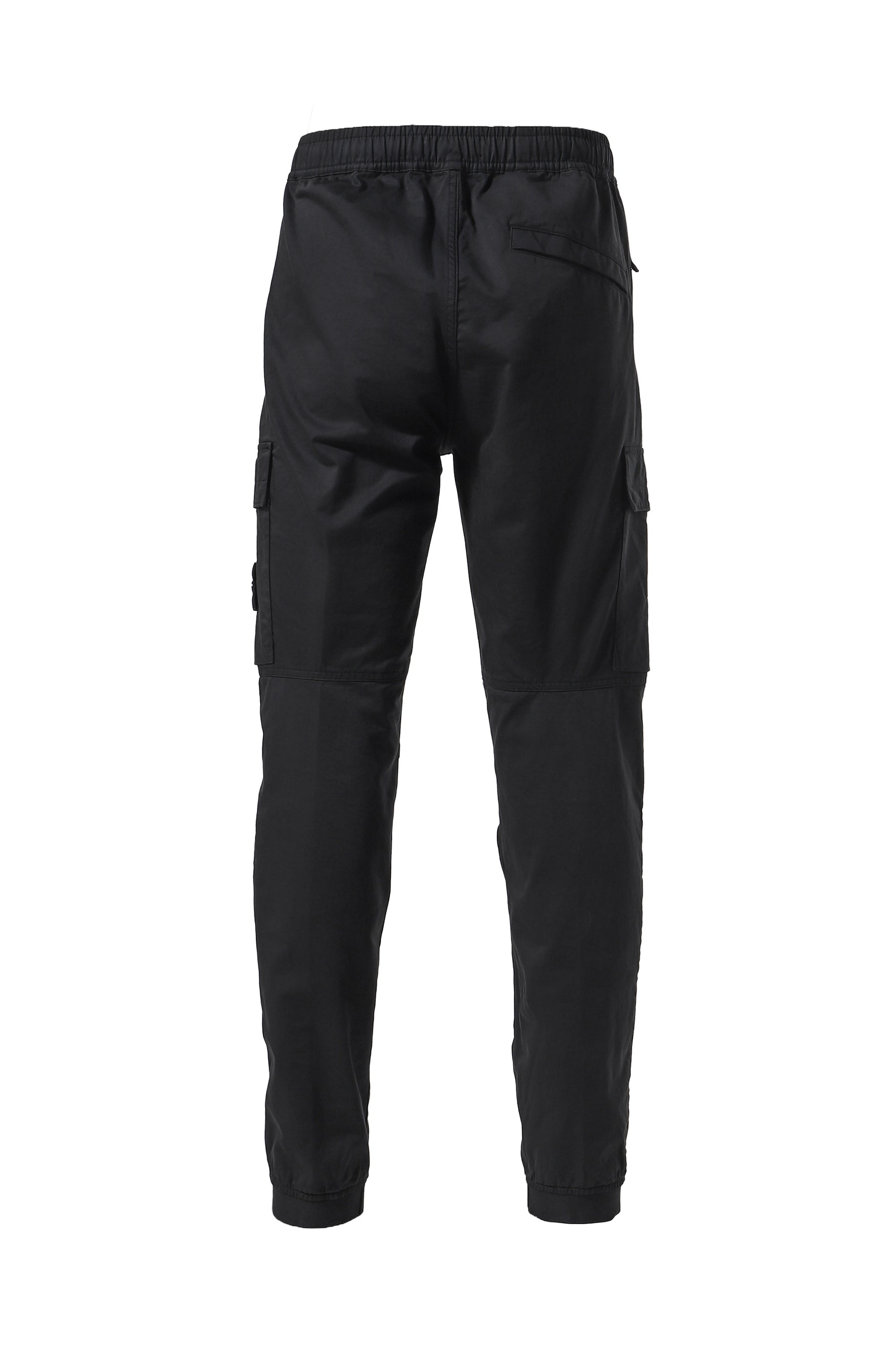 STRETCH COTTON CARGO PANTS / BLK - 5