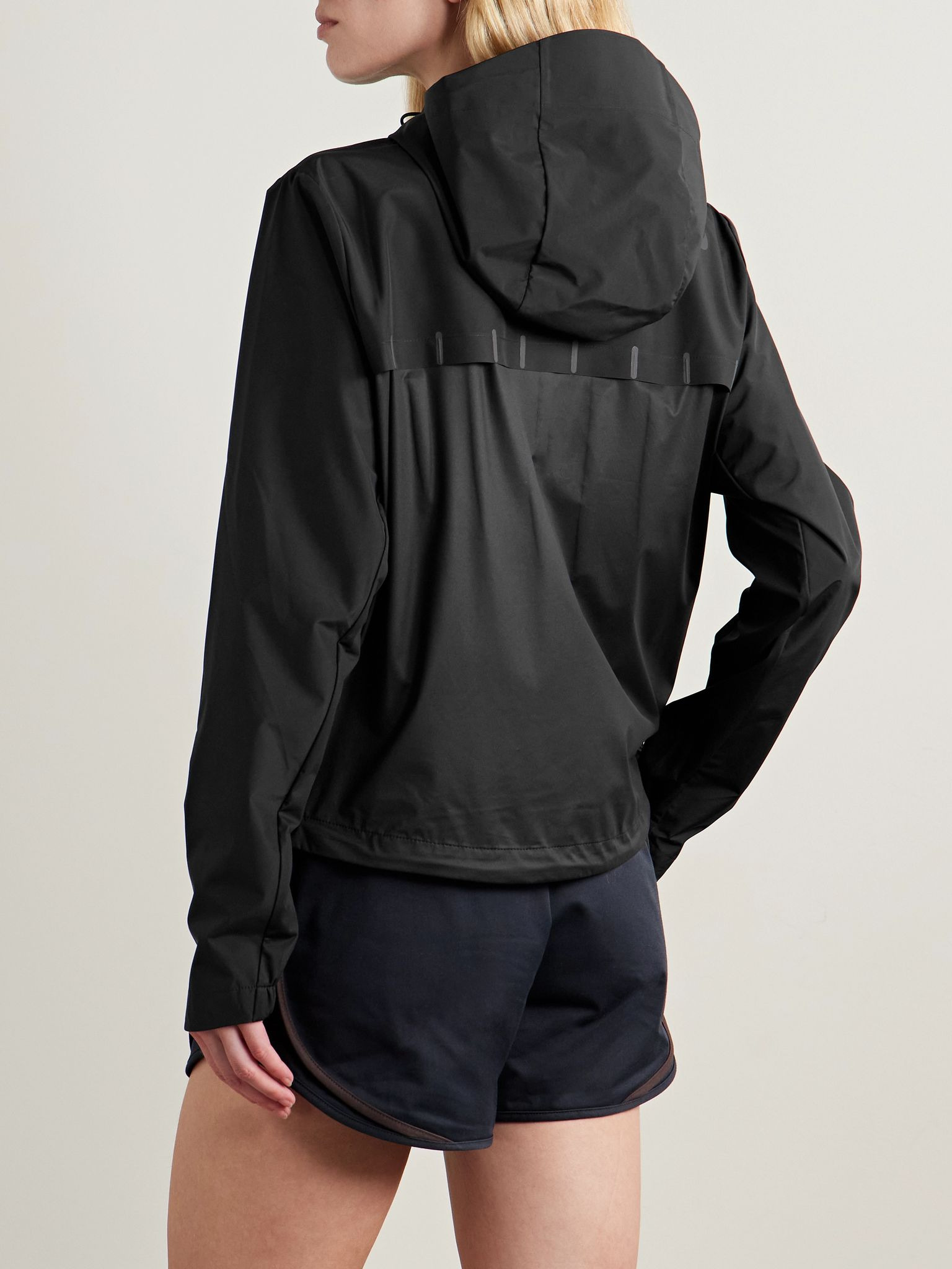 AeroSwift Aerogami hooded Storm-FIT jacket Black - 4