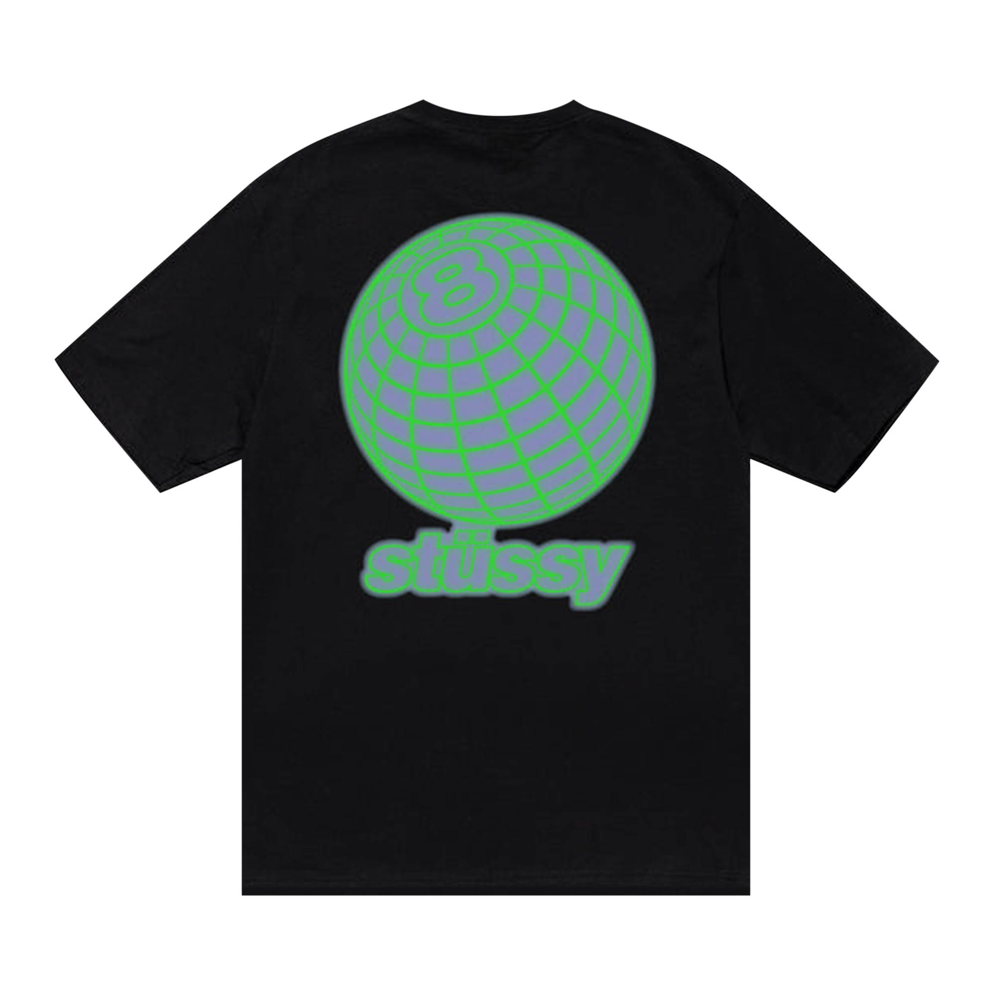 Stussy 8 Ball Grid Tee 'Black' - 2