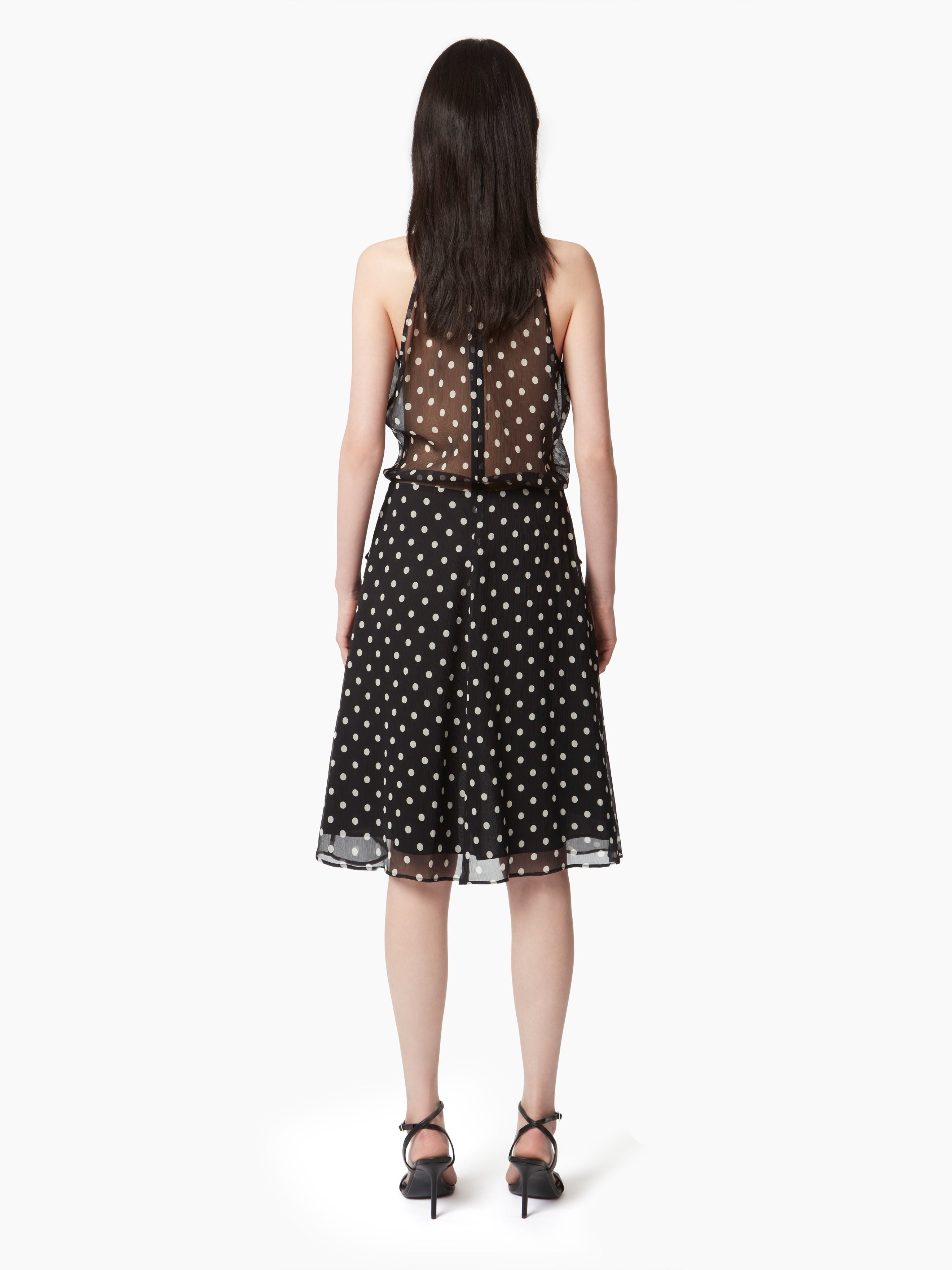 HALTER DRESS WITH BOW DETAIL - 4
