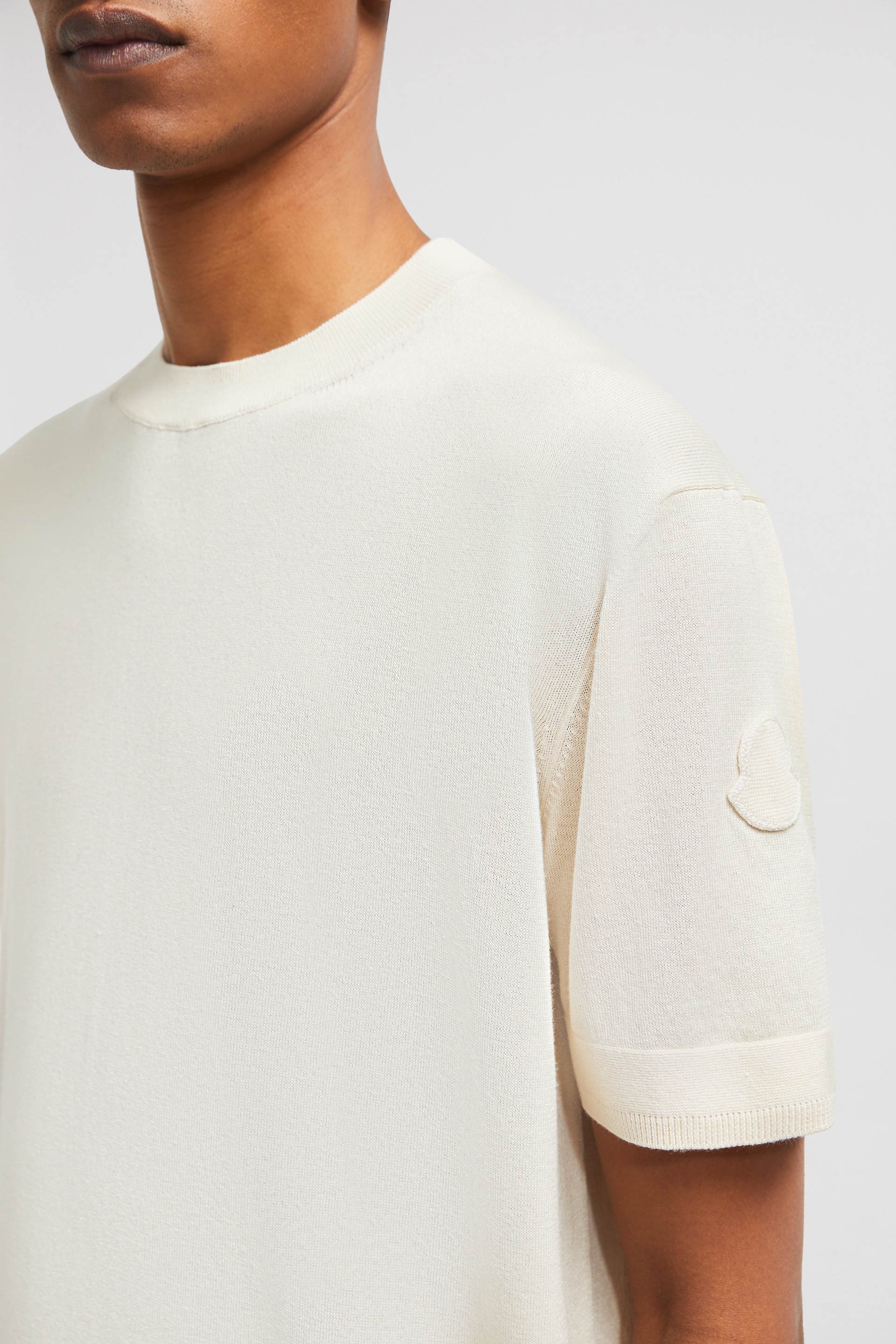 Silk & Cotton Knit T-Shirt - 7