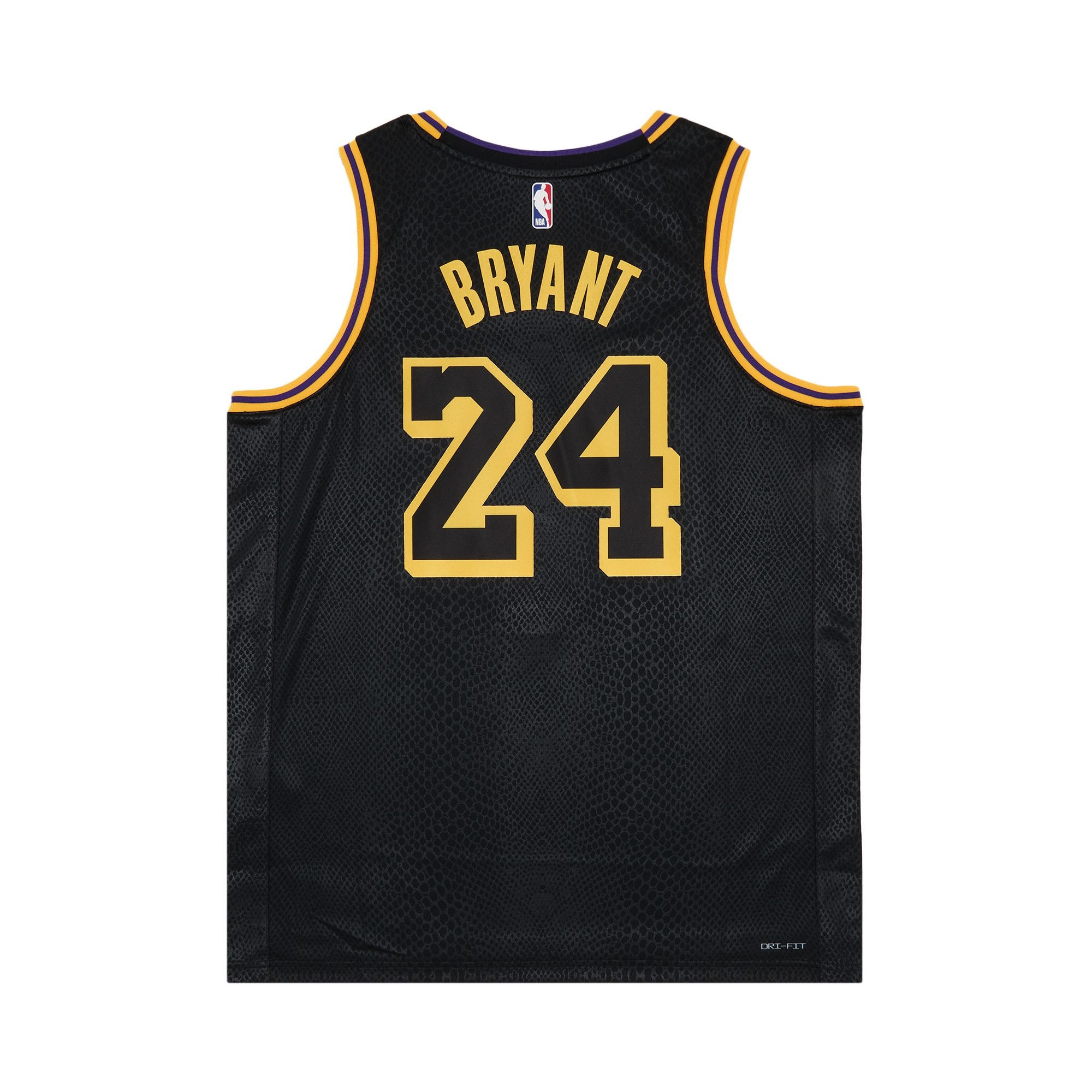 Nike Kobe Mamba Mentality Los Angeles Lakers City Edition Swingman Jersey 'Black' - 2