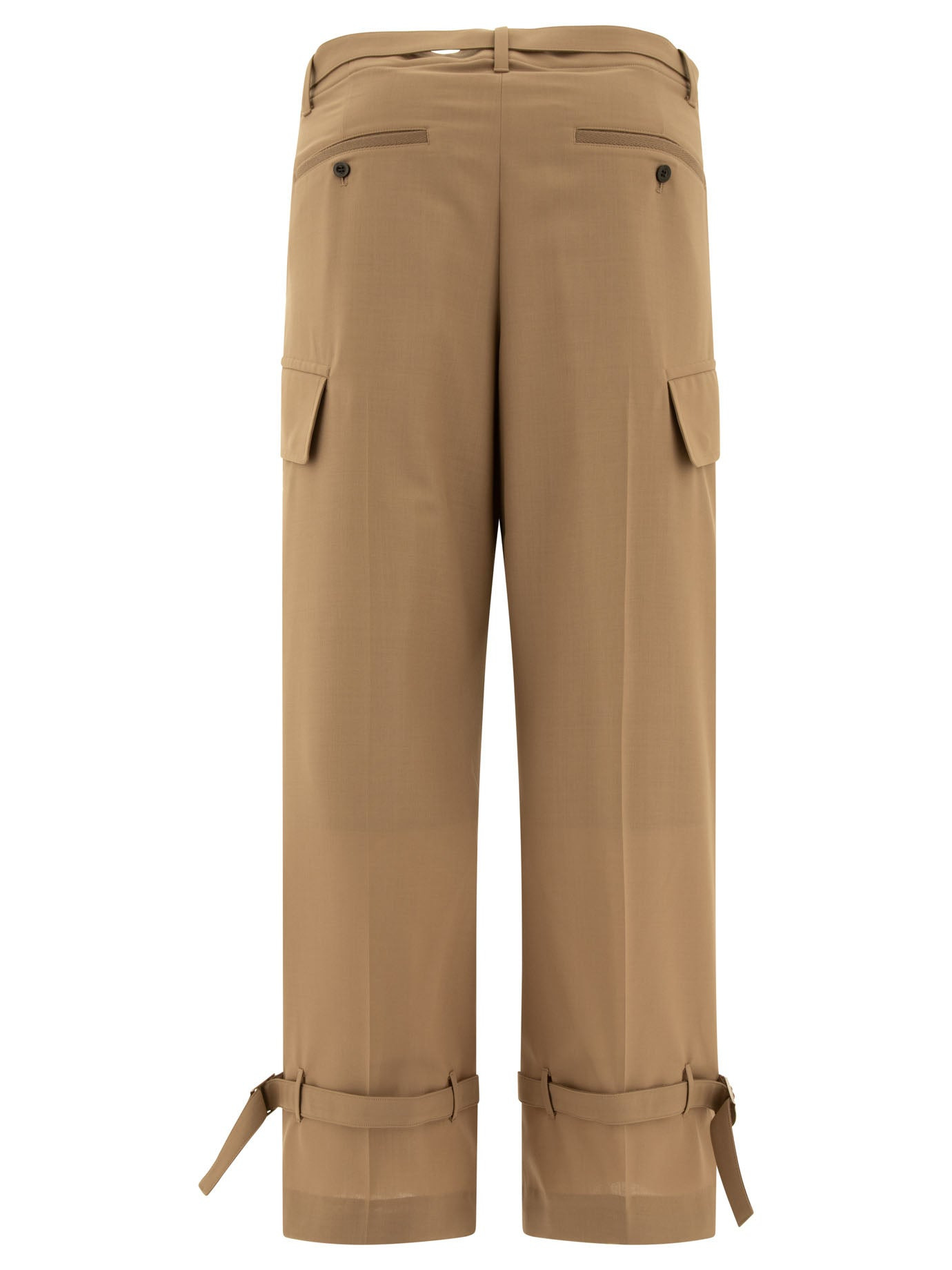 Sacai Men Belted Trousers - 2