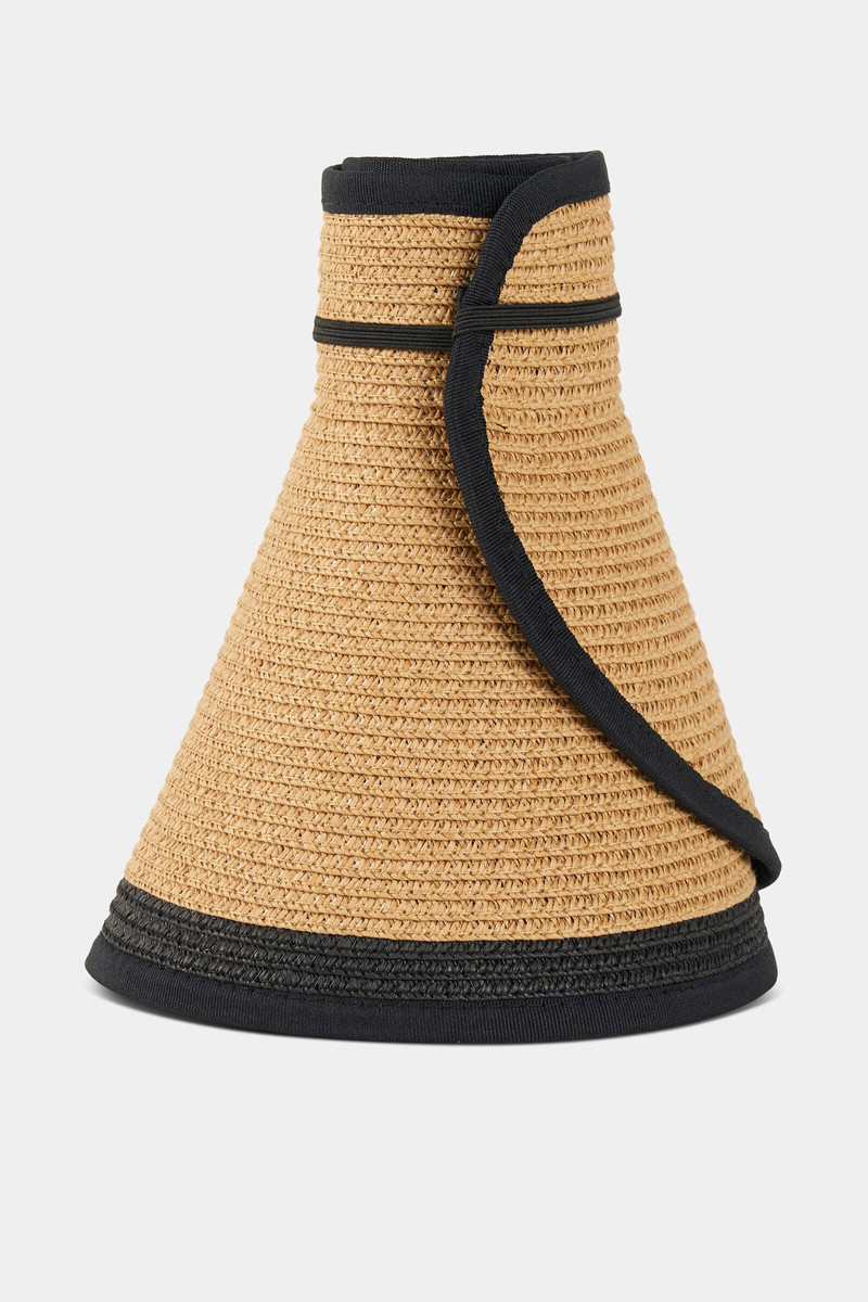 Bast-Visor Margie in Beige/black 4