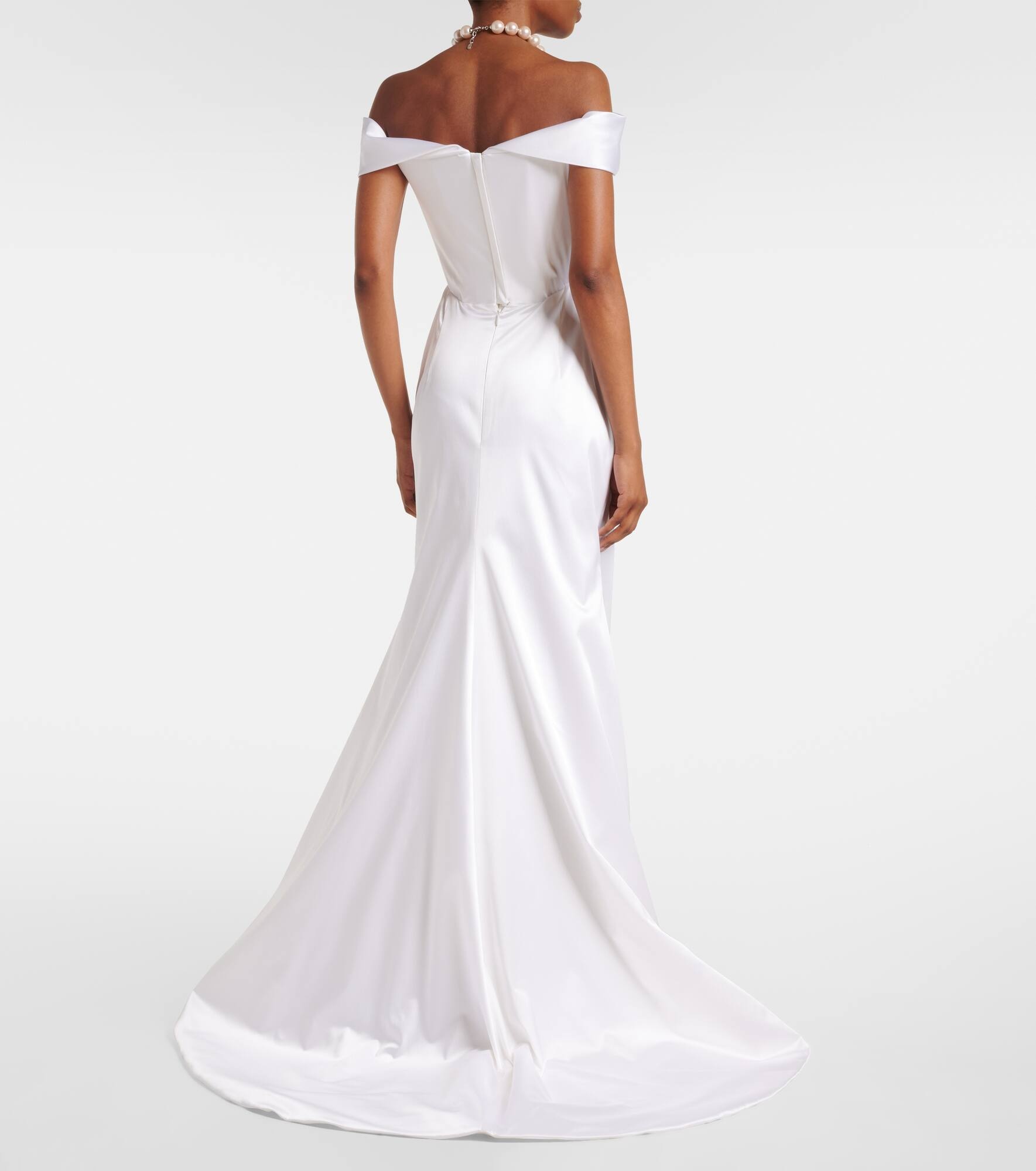 Bridal Nova Cora satin corset gown - 3