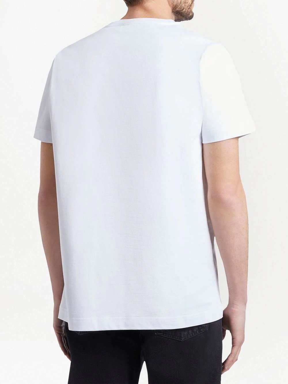 embroidered logo cotton T-shirt - 4