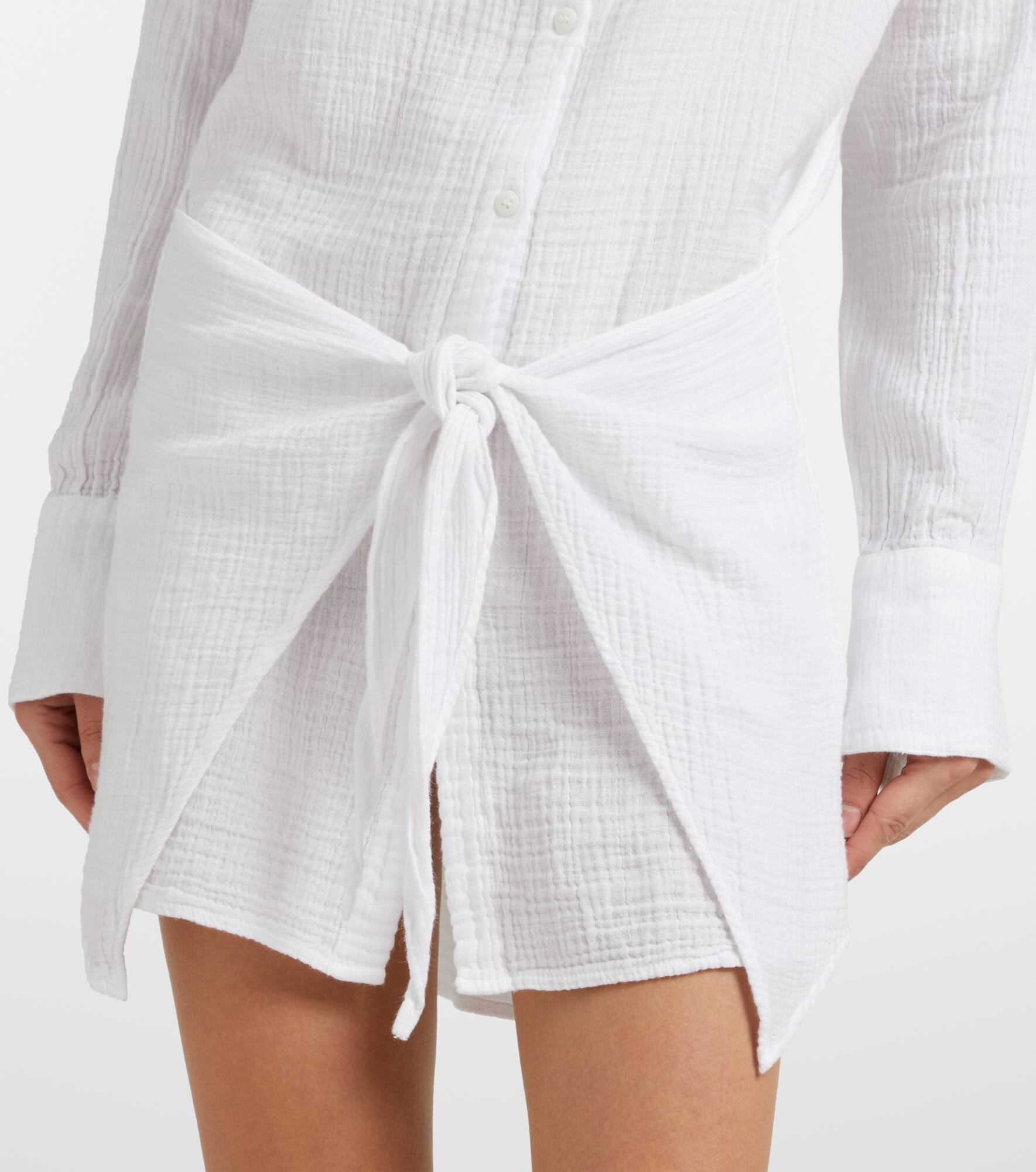 Sara cotton shirt dress - 5