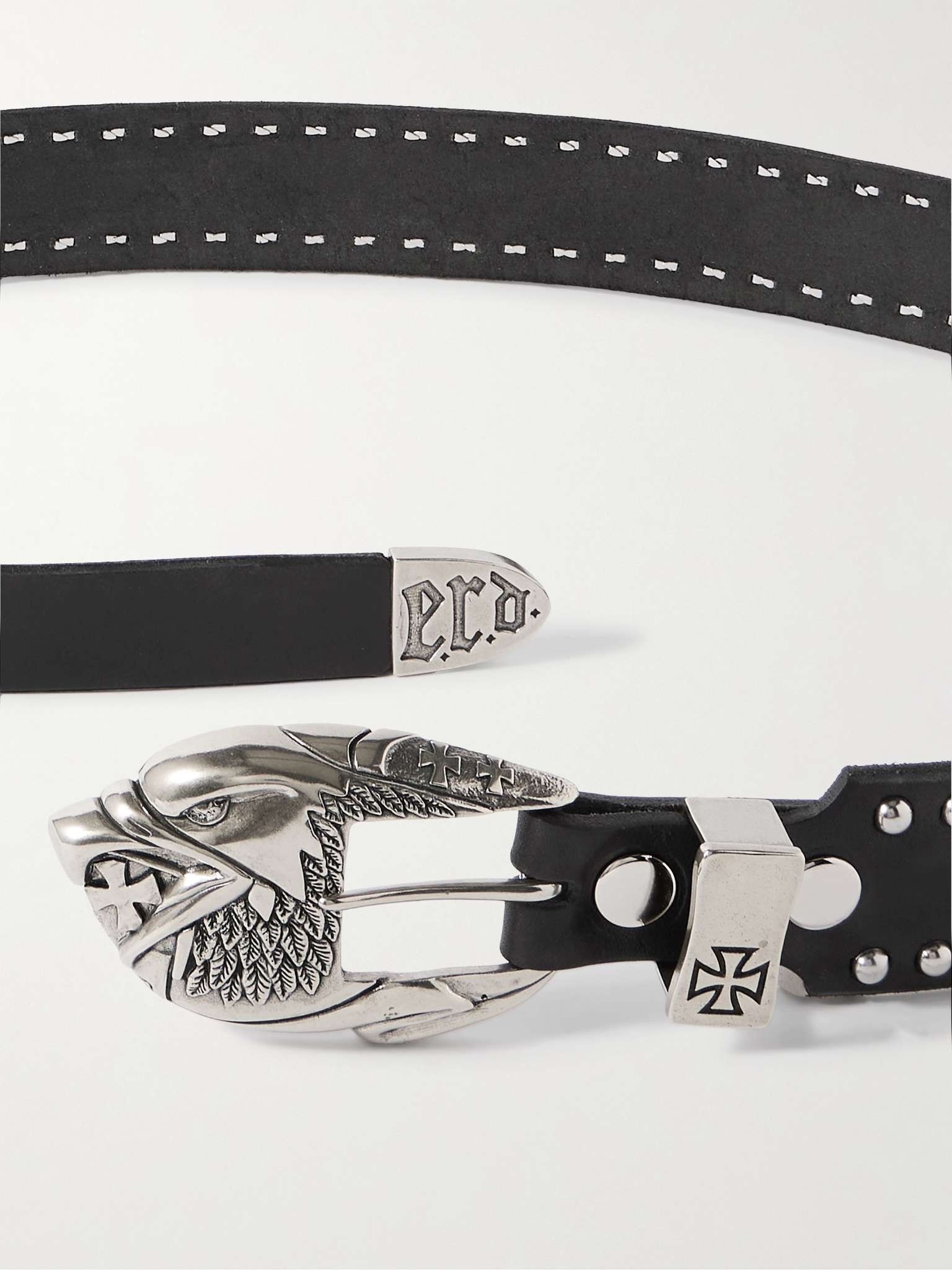 Studded Leather Belt - 2