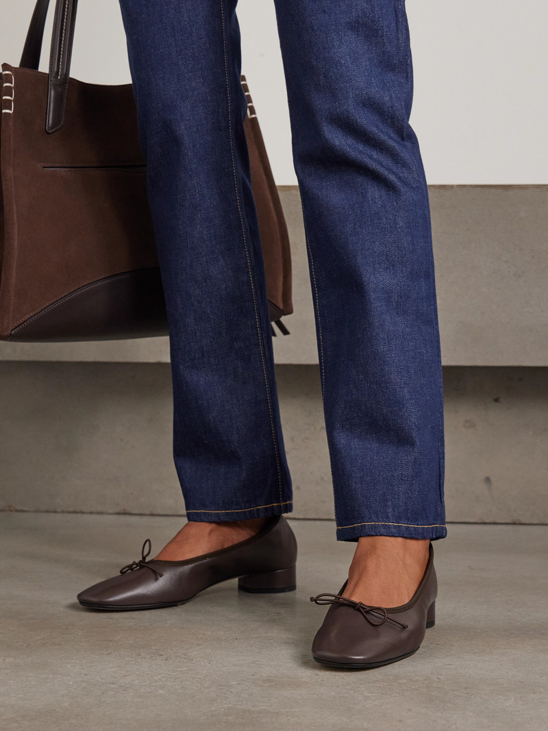 Aeyde Onda Bow-detailed Leather Pumps outlook