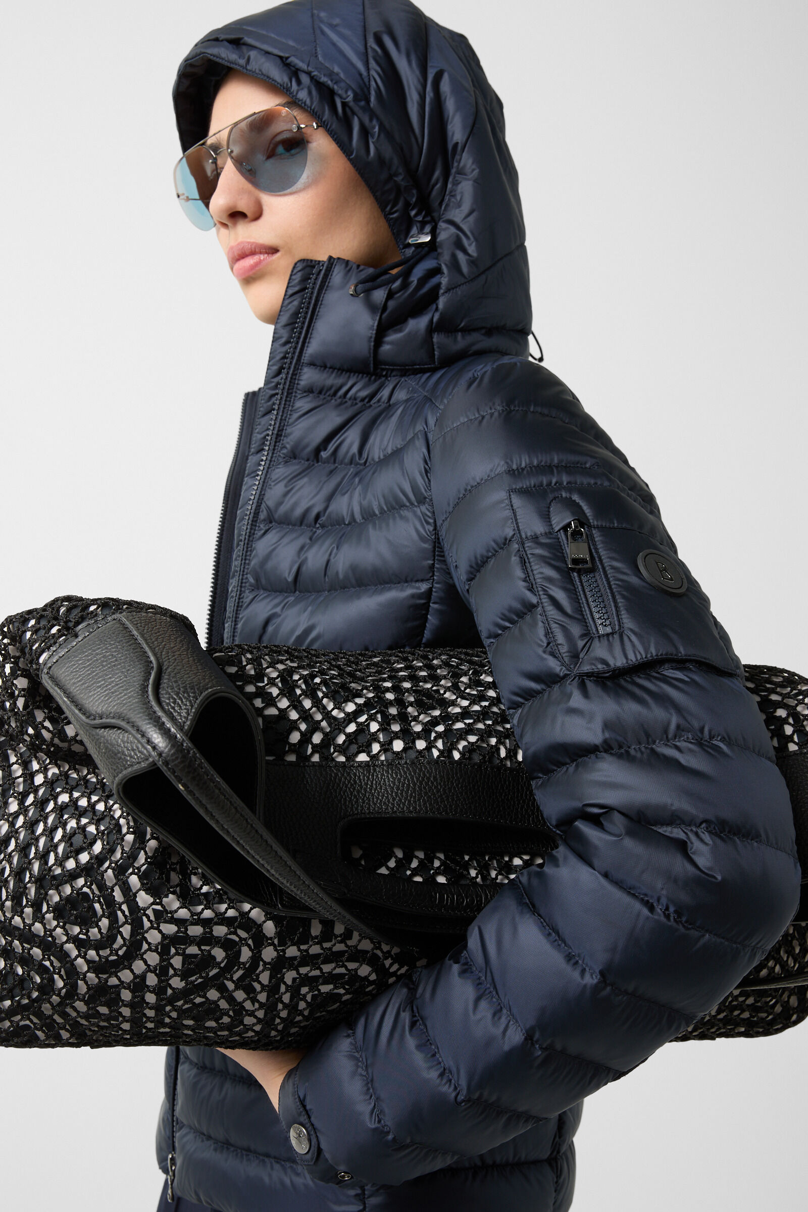 Farah lightweight down jacket in Navy blue - 6