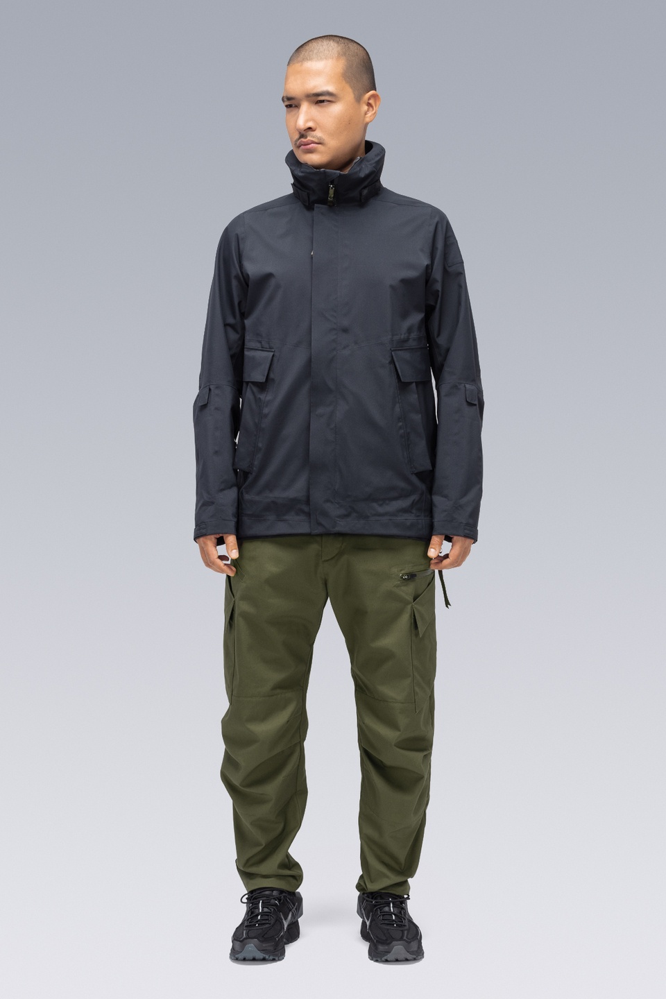 ACRONYM J27-GT 3L Gore-Tex Pro Field Jacket Black | REVERSIBLE