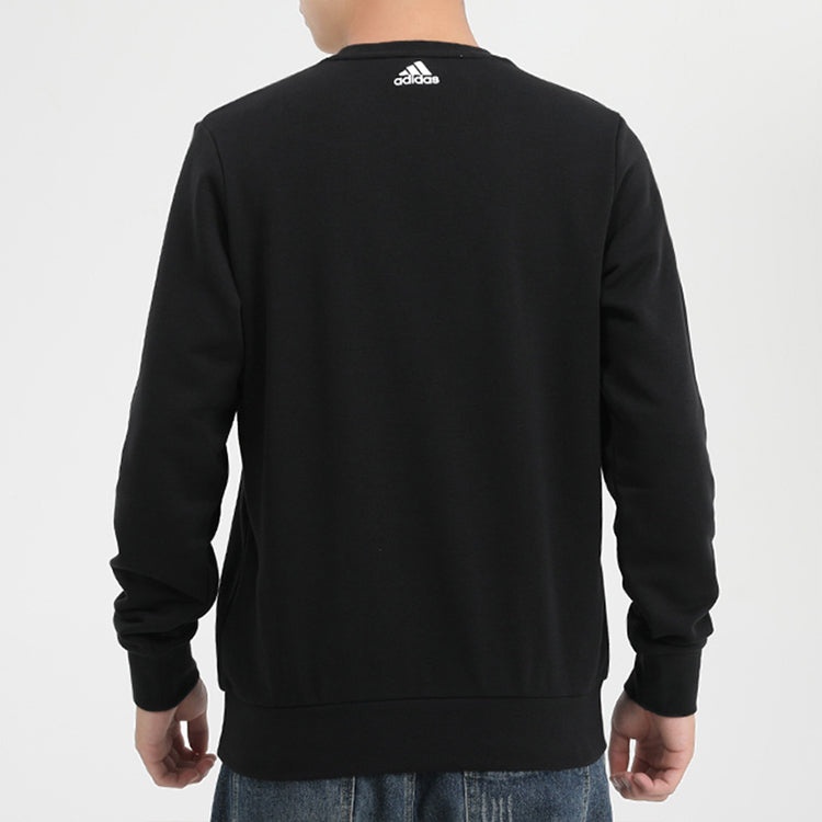 adidas Casual Sports Round-neck Hooded SweaterMen Black GR6957 - 4