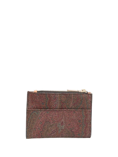 Etro paisley cardholder wallet outlook