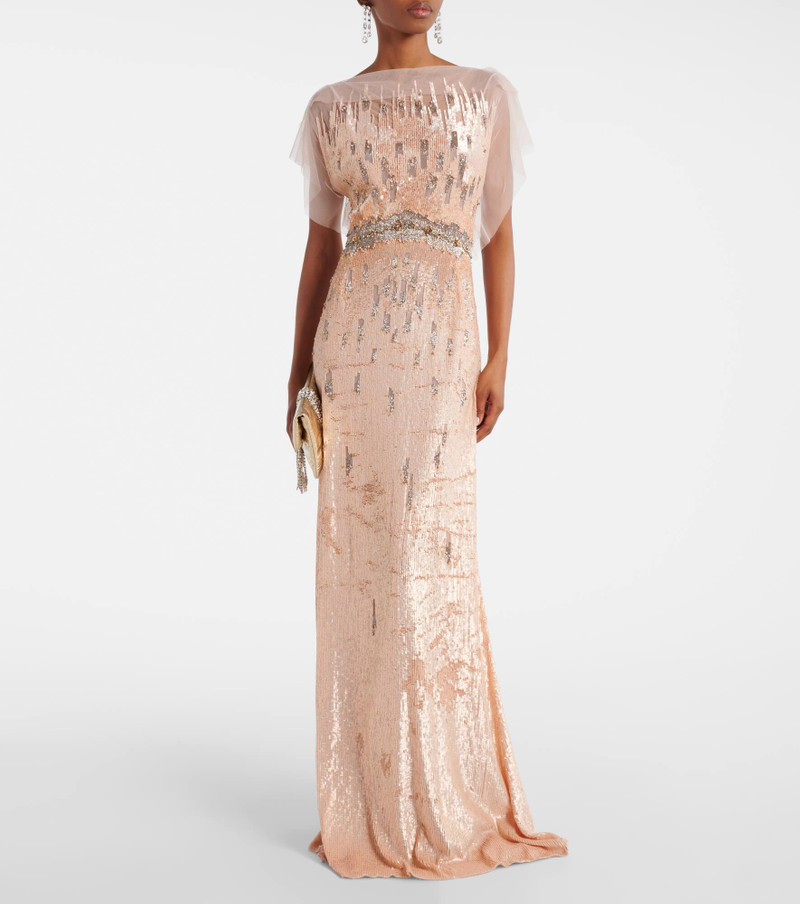 JENNY PACKHAM Bonnie embellished gown outlook