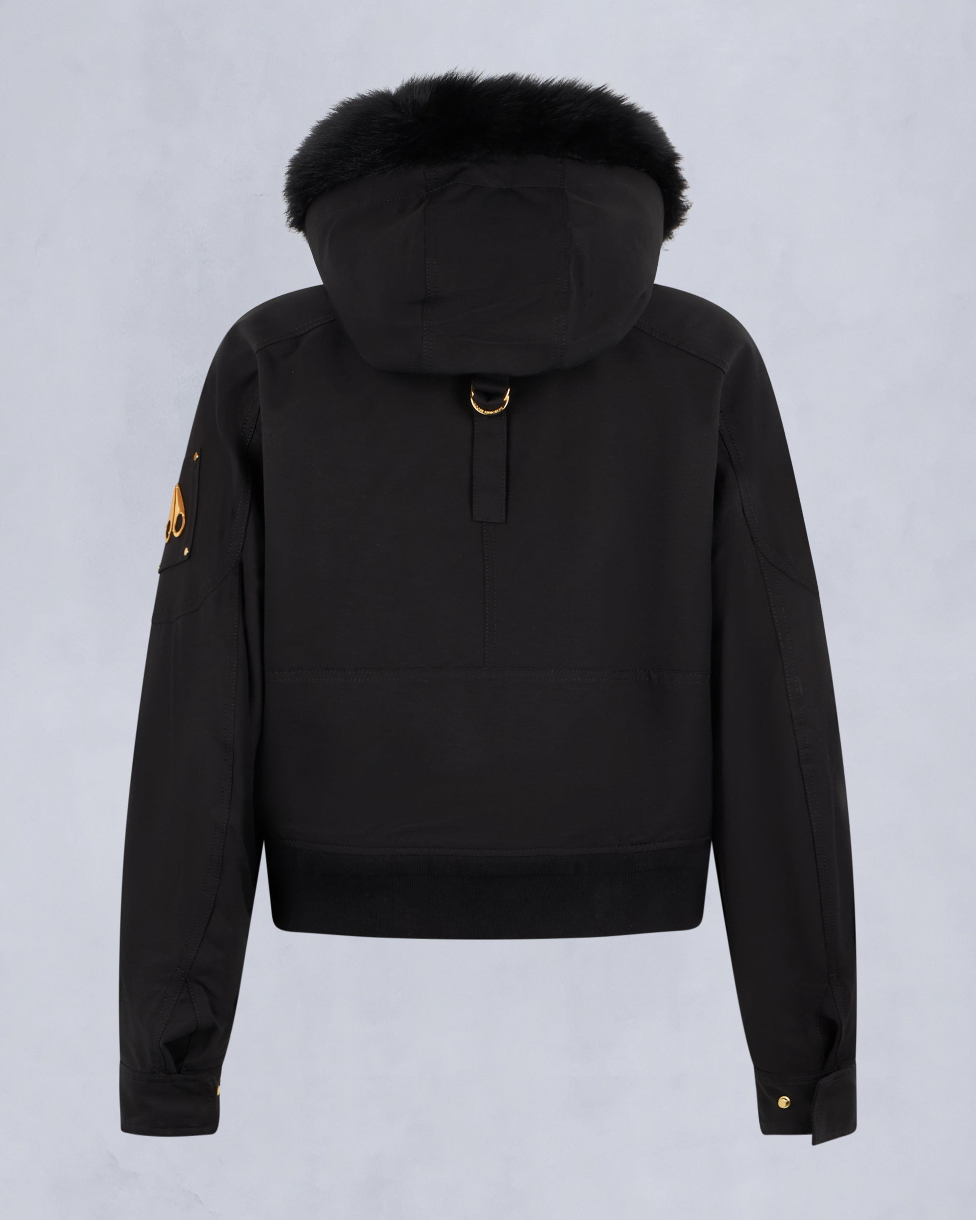 GOLD SERIES LOGAN SHEARLING TRIM BOMBER JACKET - 6
