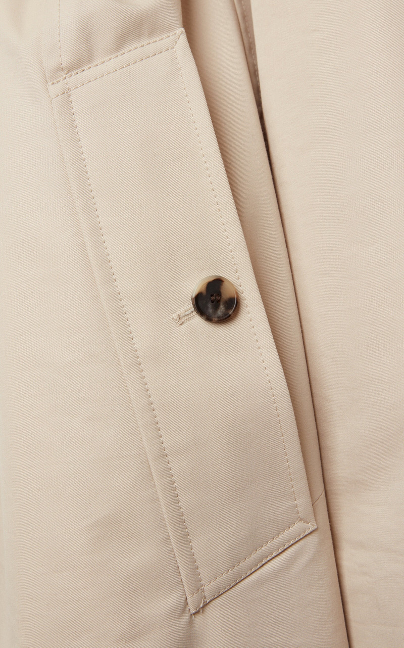 Voyou-Belt Cotton-Blend Trench Coat neutral 5