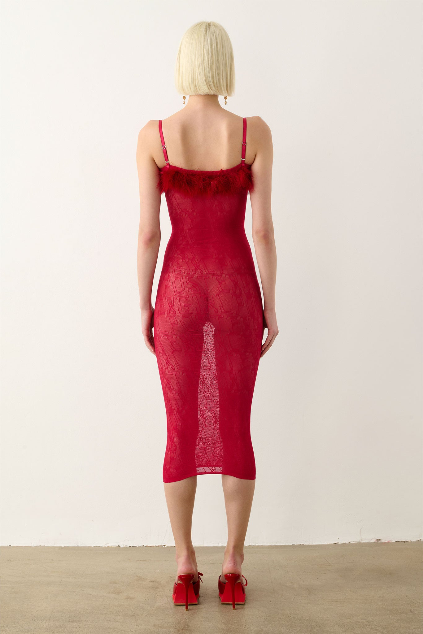 VANDERBECK DRESS RED - 5