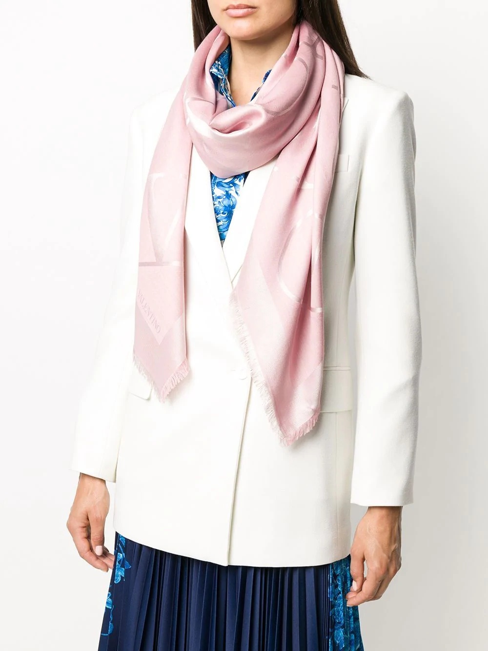 VLOGO jacquard scarf - 2