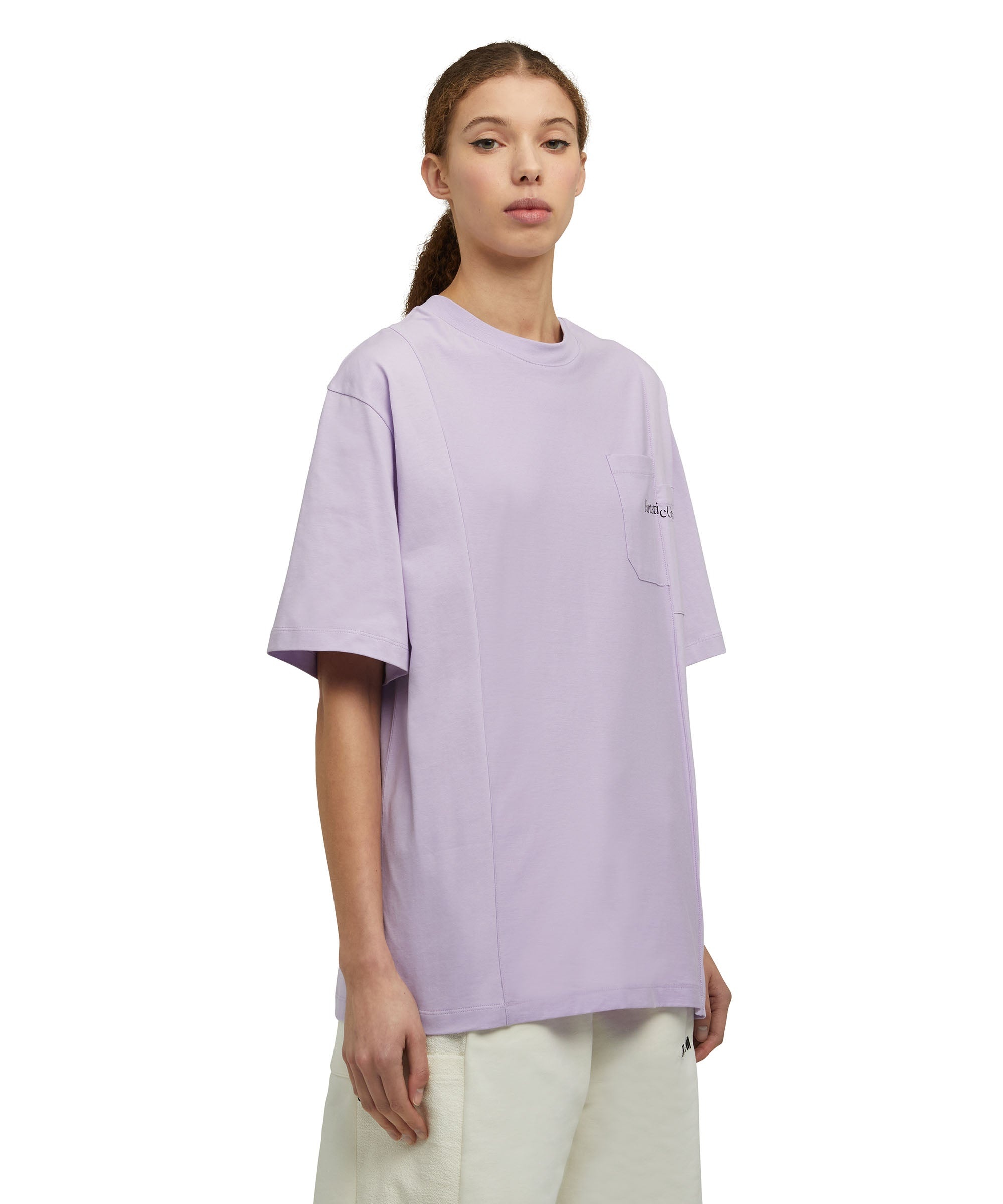 Organic cotton crewneck t-shirt from the MSGM Fantastic Green Capsule - 1