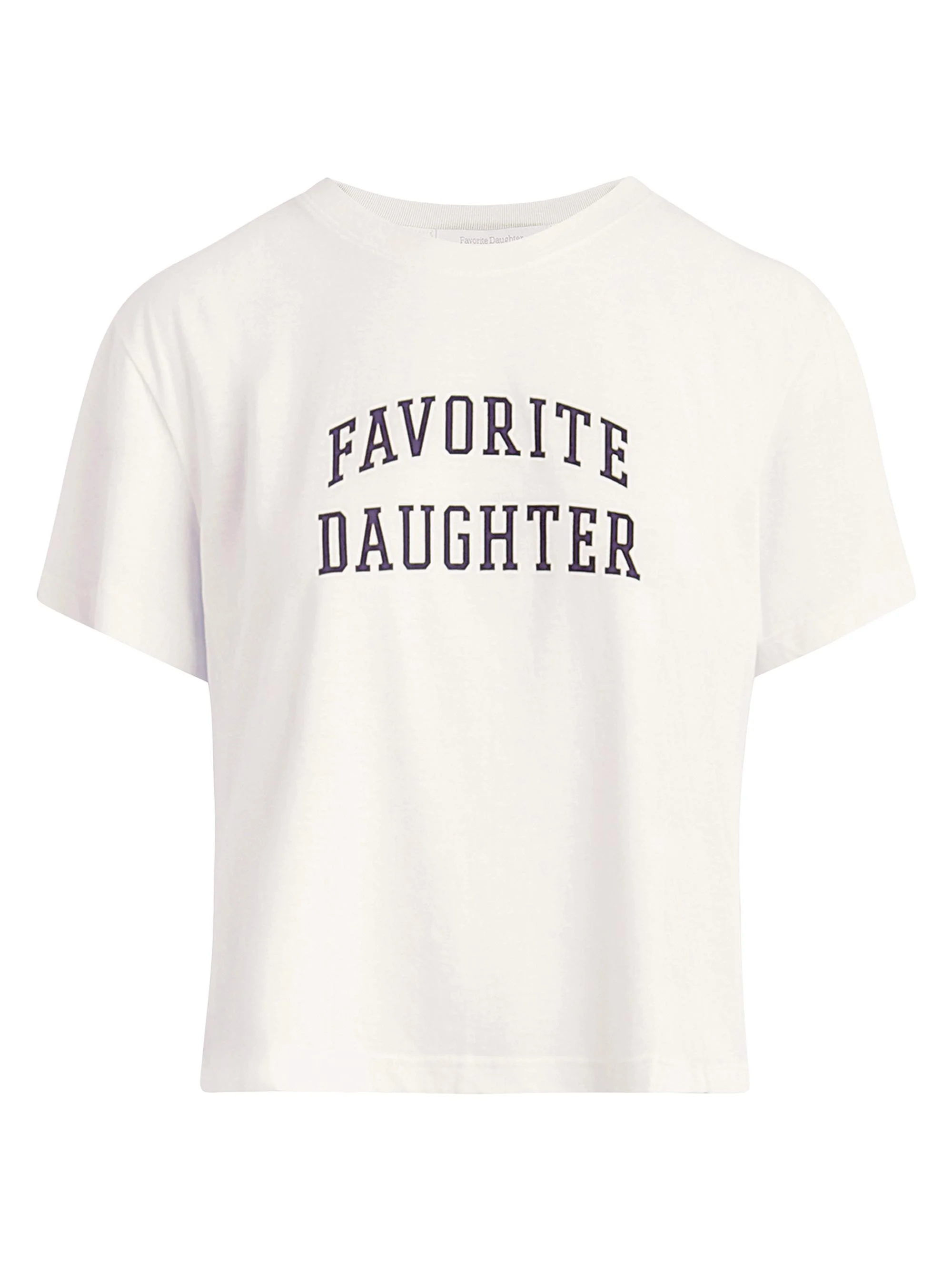 Women's Collegiate Crop T-Shirt - White - 1