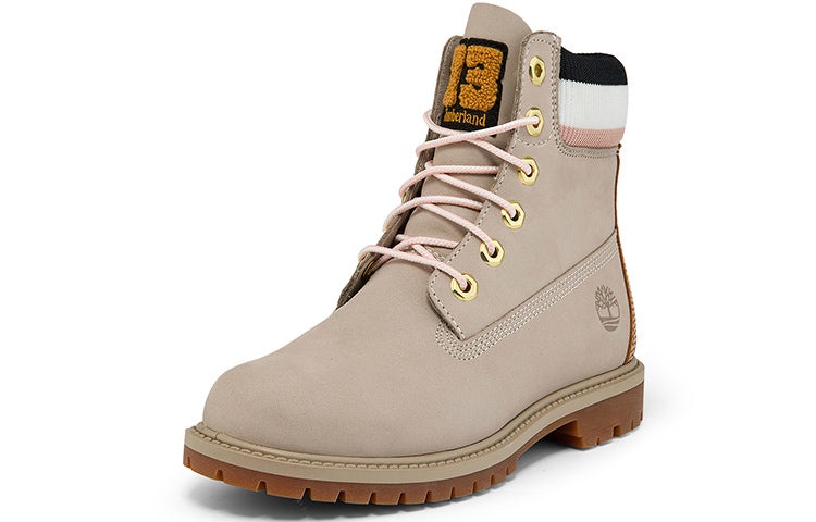 (WMNS) Timberland Premium 6 Inch Heritage Cupsole Boots 'Light Taupe Nubuck' A2GA4W - 3