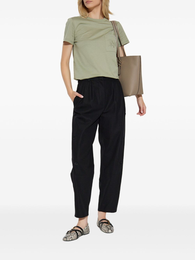 Max Mara logo-embroidered T-shirt outlook