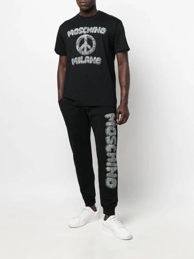 Moschino logo crew-neck T-shirt outlook