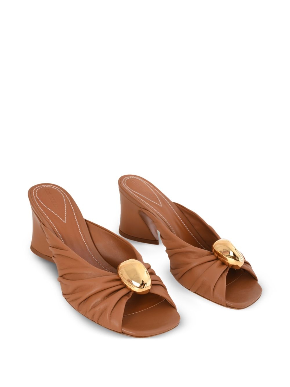 65mm Gleam mules - 2