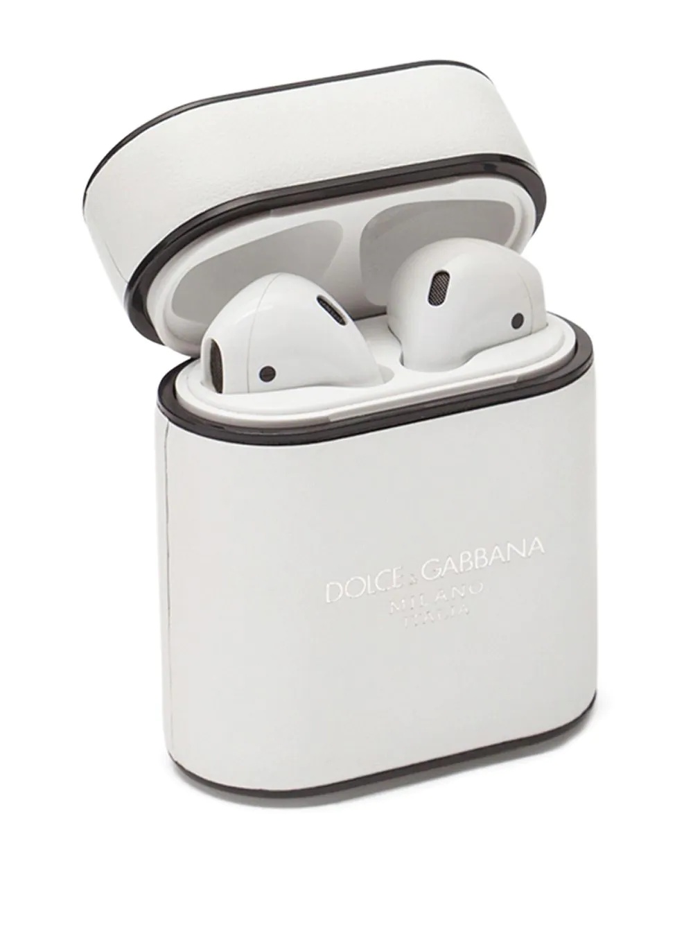 logo-print Airpods case - 3