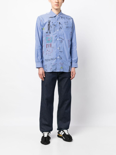 Junya Watanabe MAN Basquiat-inspired print shirt outlook
