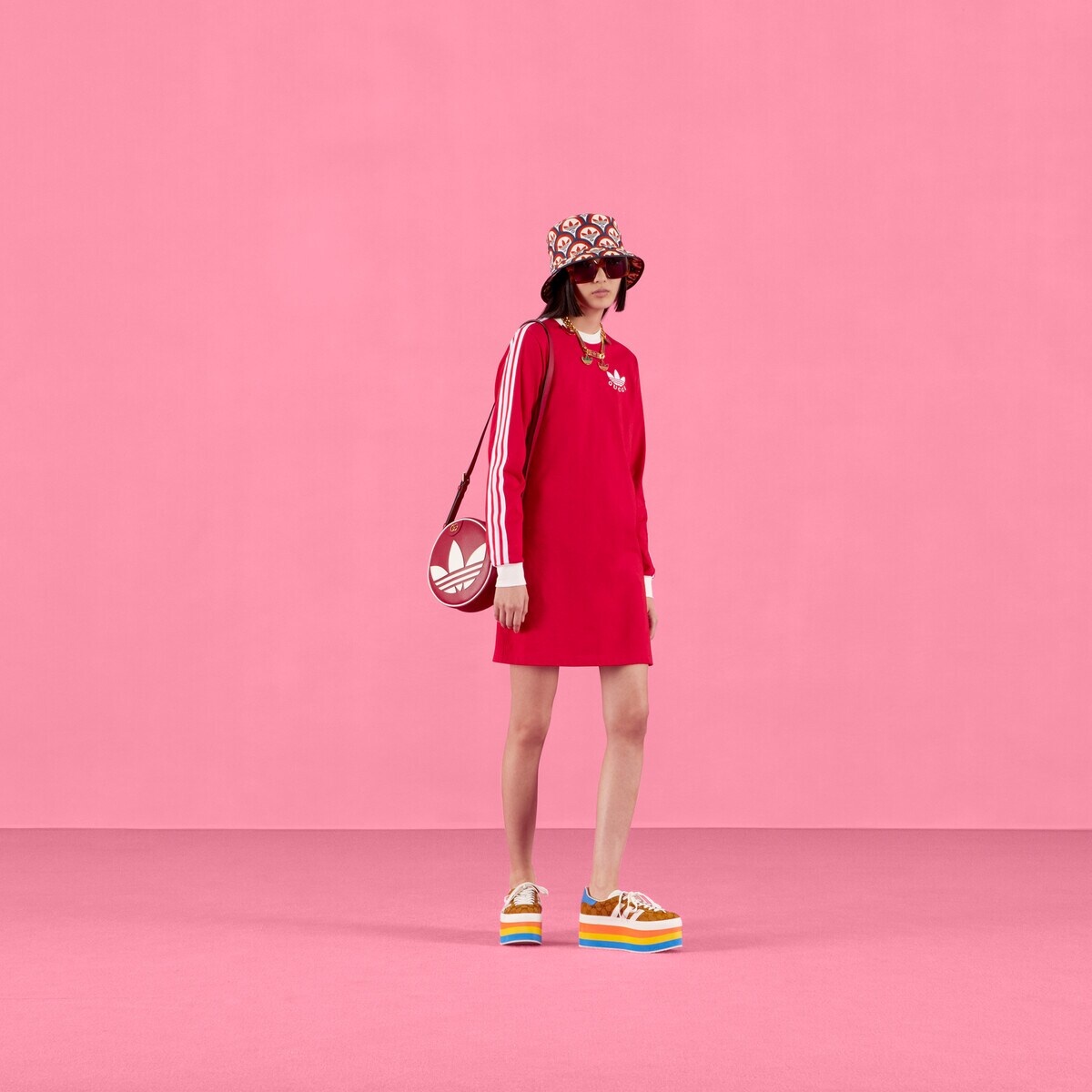 adidas x Gucci T-shirt dress - 2