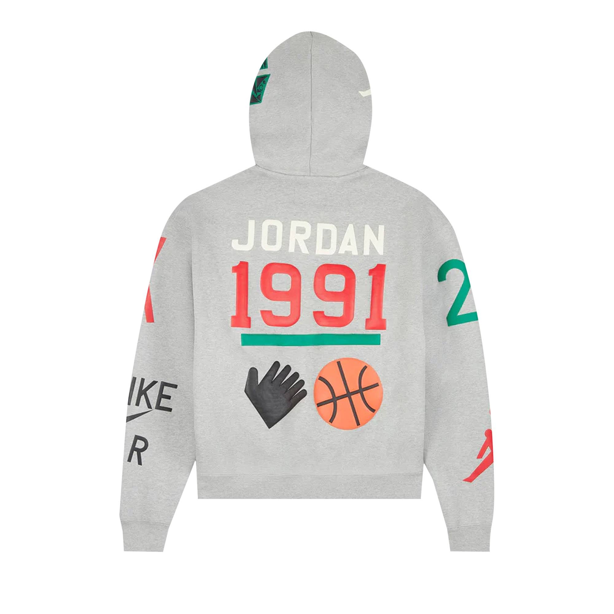 Air Jordan x Nina Chanel Abney Hoodie 'Dark Grey Heather' - 2
