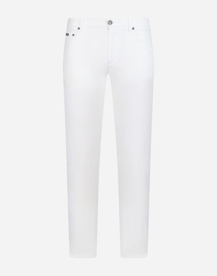 Five pocket trousers in stretch cotton - 3